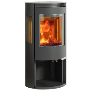 Kaminofen ILD 8 Eco 5,3 kW Stahl schwarz mit Seitenscheiben