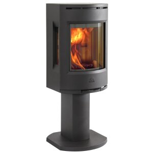 Kaminofen J&oslash;tul F 137 Gusseisen mit Seitenscheiben 4,7 kW
