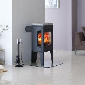 Kaminofen J&oslash;tul F 163 BP Gusseisen 5 kW mit Seitenscheiben