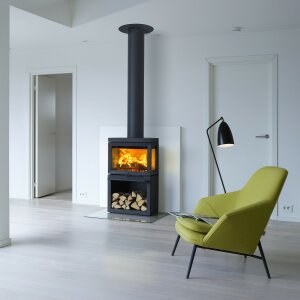 Kaminofen J&oslash;tul F 520 mit 7,0 kW und Seitenscheiben