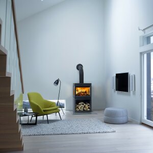 Kaminofen J&oslash;tul F 520 mit 7,0 kW und Seitenscheiben