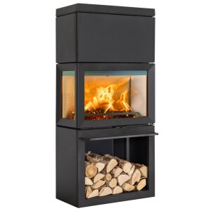 Kaminofen J&oslash;tul F 520 High Top mit 7,0 kW und Seitenscheiben