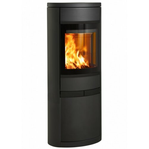Kaminofen Scan 68-13 Griffe und Dekorleisten schwarz 5,5 kW