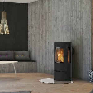 Kaminofen Lotus Liva 5 G mit Seitenscheiben 5 kW 3 Griffvarianten w&auml;hlbar