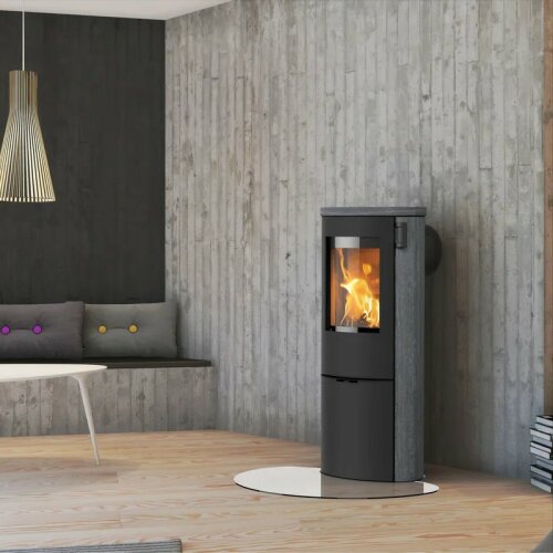 Kaminofen Lotus Liva 5 Speckstein 5 kW 3 Griffvarianten w&auml;hlbar