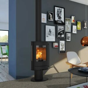 Kaminofen Lotus Liva 7 G mit Seitenscheiben 5 kW 3 Griffvarianten w&auml;hlbar