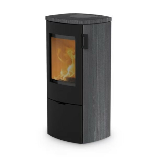 Kaminofen Lotus Mondo 30 Indian Night 5,9 kW 3 Griffvarianten w&auml;hlbar
