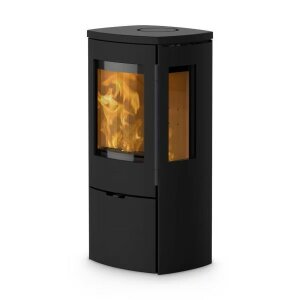 Kaminofen Lotus Mondo 3G mit Seitenscheiben 5,9 kW 3 Griffvarianten w&auml;hlbar