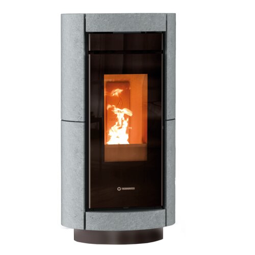 Kaminofen Thermorossi Dorica Evo Wood Stone optional kanalisierbar