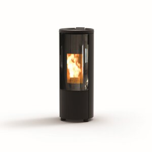 Pelletofen Thermorossi Pop 8 EVO 8,4 kW Glas Schwarz oder Wei&szlig;