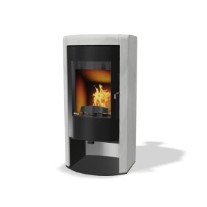 Kaminofen Rika ALUMO Speckstein oder Stein Wei&szlig;