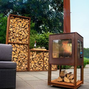 Outdoor Kamin HWAM Cubis