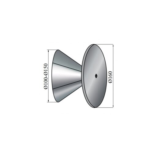 Kaminlochdeckel &Oslash; 100 - 150 mm
