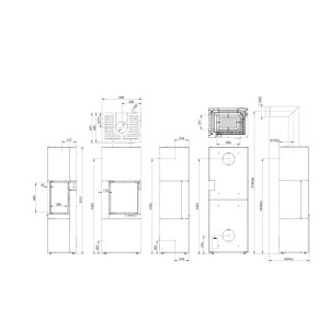 Kaminofen Austroflamm Kambia 59 K2 R Stahl