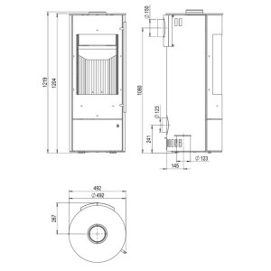 Kaminofen Olsberg MUNA Compact 6 kW