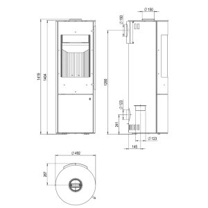 Kaminofen Olsberg MUNA Plus Compact 6 kW