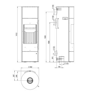 Kaminofen Olsberg Muna PowerBloc Compact 6 kW