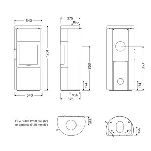 Kaminofen HWAM 3520c SmartControl