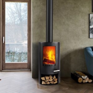 Kaminofen TermaTech TT20-Serie aus Stahl mit 5 kW