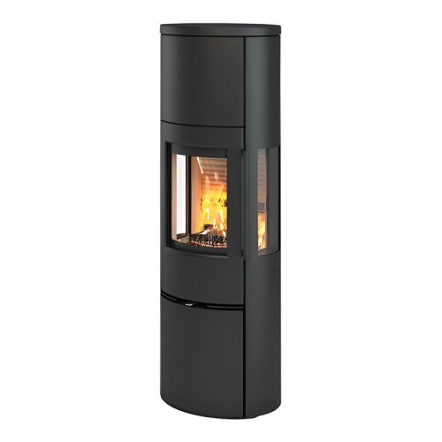 Kaminofen TermaTech TT23RHT mit dreiseitiger Verglasung, 5,6 kW