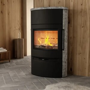 Kaminofen TermaTech TT 55H-Serie mit Stahl- oder Specsteinverkleidung 7,5 kW
