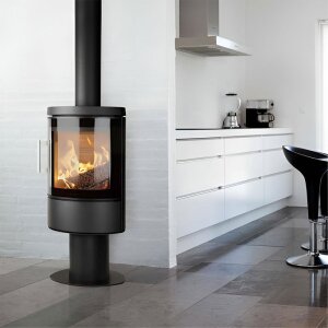 Kaminofen HWAM 3110 Serie mit HWAM® Autopilot – wandhängend, mit Sockel oder Säulenfuß