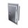 Edelstahlschornstein einwandig Edelstahlt&uuml;r DR 120 x 180 mm