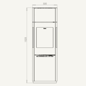 Hybridofen Aduro H7 Kombiofen mit integriertem Wifi