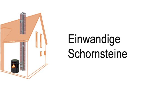Einwandige Edelstahlschornsteine