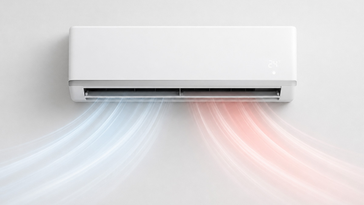 Klimaanlage zum Kühlen und Heizen